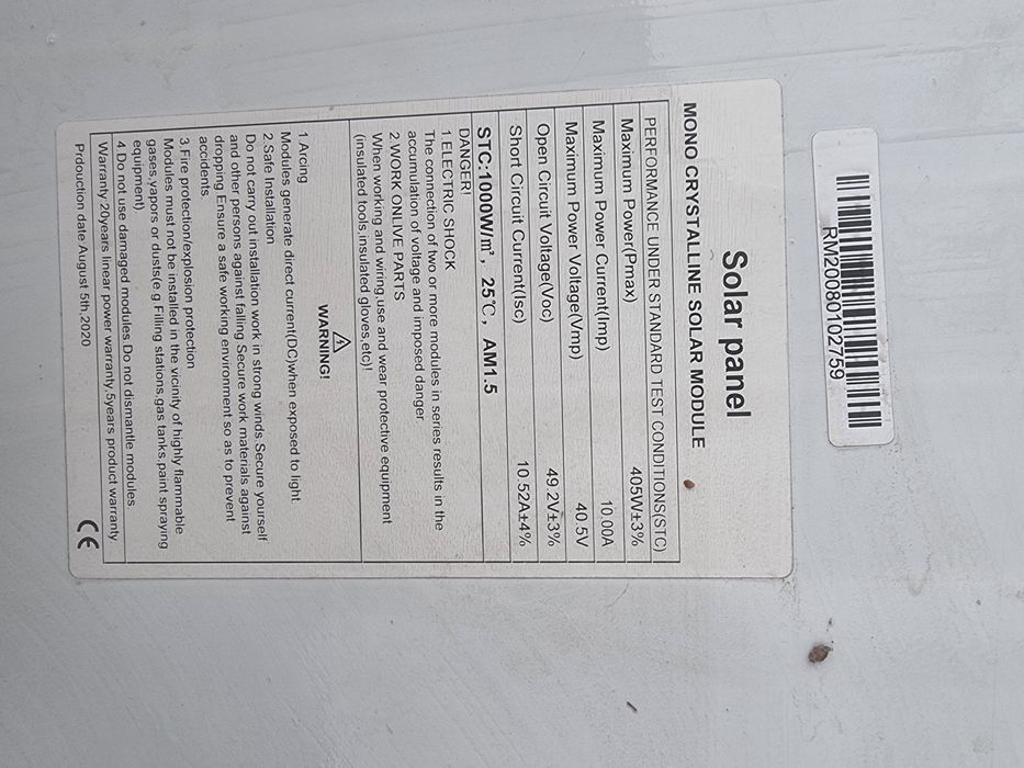 Продам сонячну панель 400w Solar Module