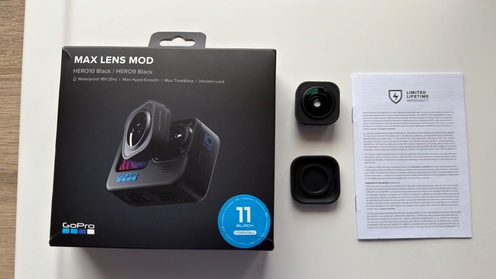 GoPro  MAX LENS MOD dla HERO 9, 10 , 11, 11 mini oraz 12 - jak nowe!