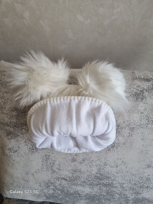 Czapka damska ciepla z polarkiem