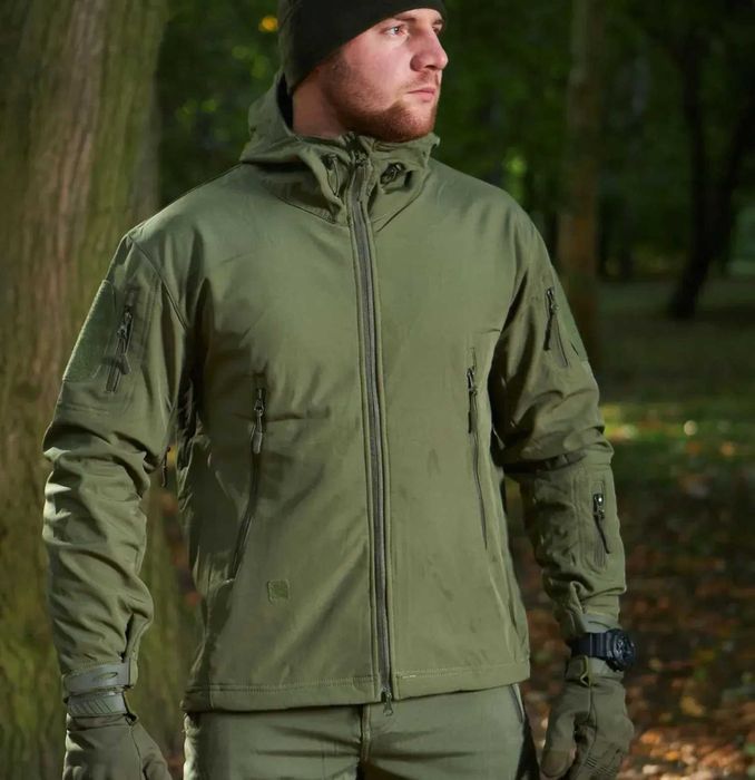 Софтшел костюм, Тактический softshell куртка + штани тактичний, Олива