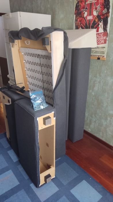 Sofá com Chaise-longue IKEA KIVIK