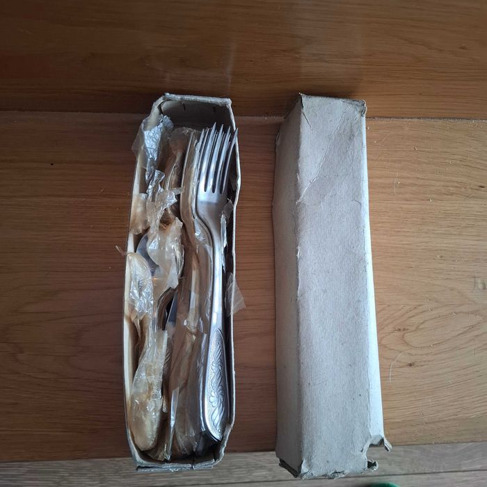 NOWE Komplet sztućców  retro prl lata 80