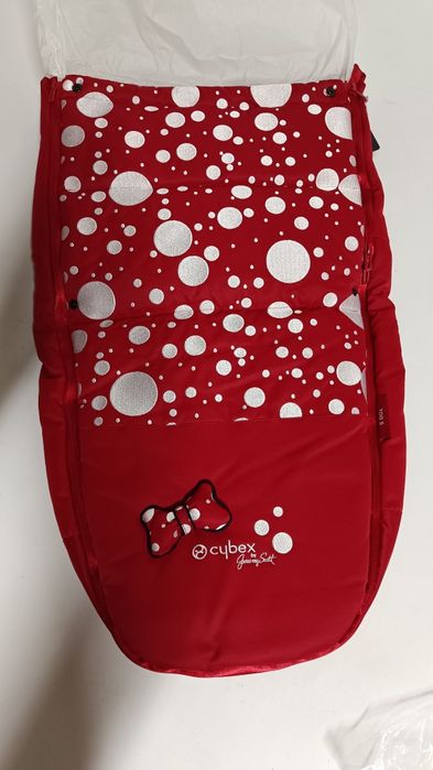 Cybex priam 4.0 Jeremy Scott Petticoat Red tapicerka + śpiwór