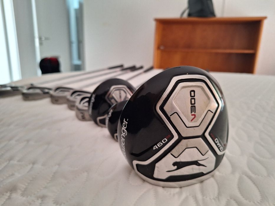 Tacos de golfe e saco