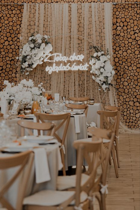 Jasnobeżowy tiul - 6x7m