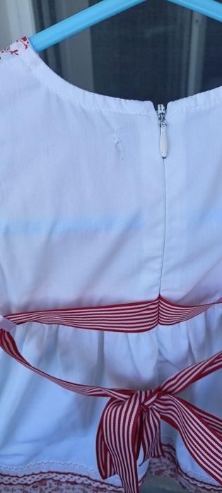 Платье детское на девочку на 1 - 2 года длинна 46 см летнее