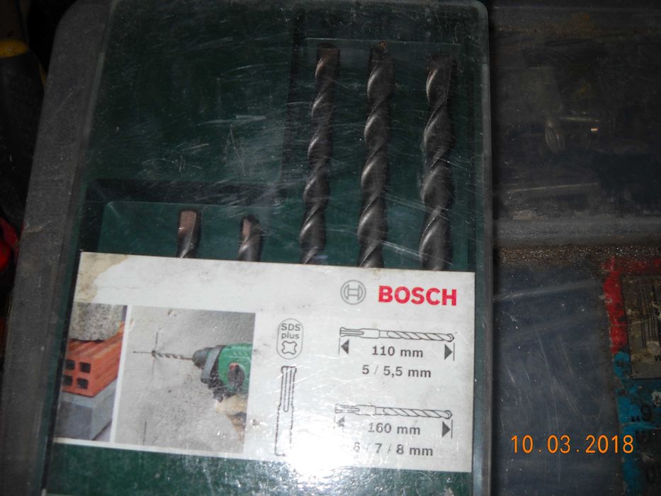 nowy komplet wiertel sds BOSCH