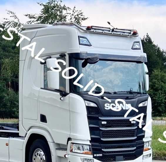 Orurowanie GÓRNE malowane proszkowo CZARNE Scania R / S  NG Producent