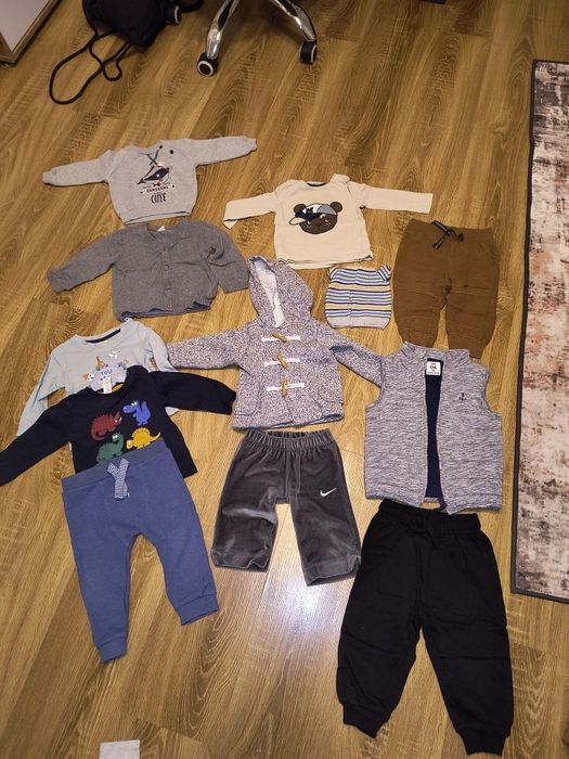 Paczka ciuszkow dla chłopca