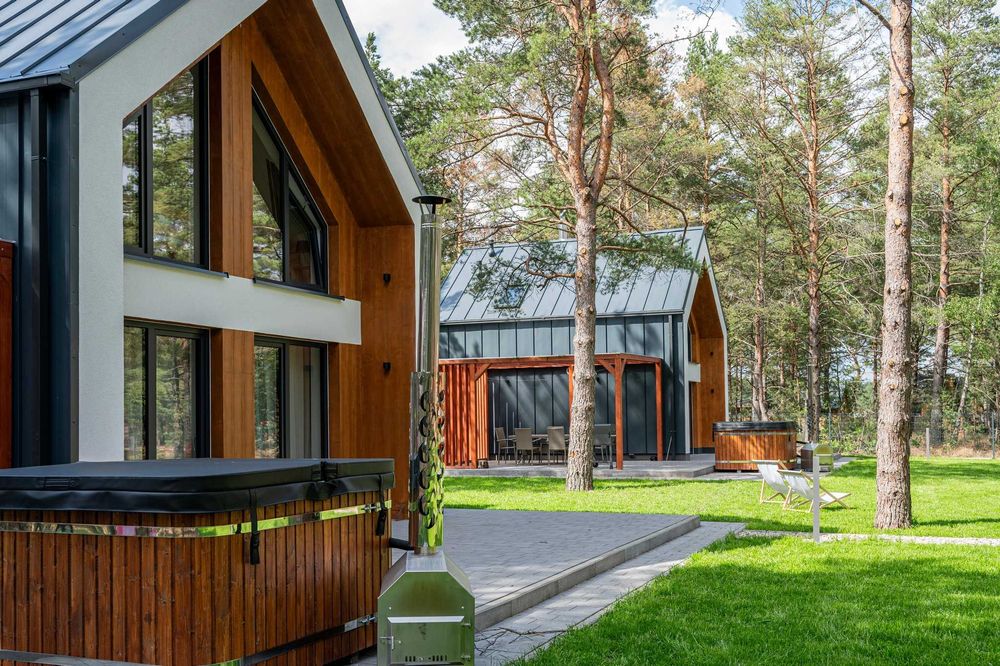 Domy w kaszubskim lesie, SAUNA, BALIA, Borsk!