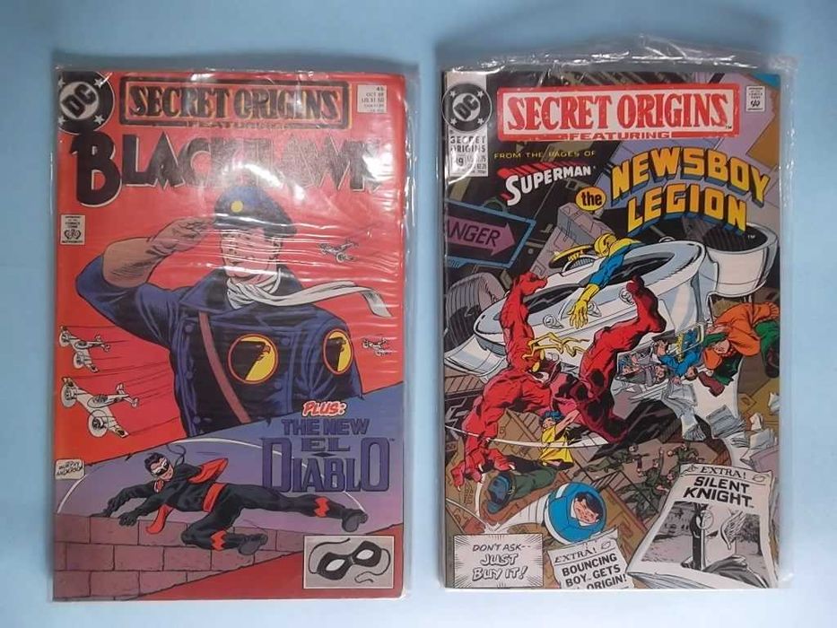 SECRET ORIGINS (1986) - DC Comics - 50 comics série quase completa.
