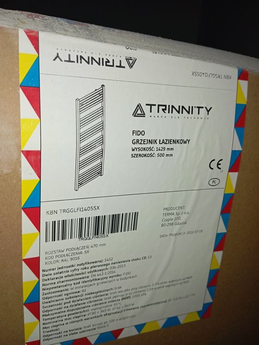 Grzejnik łazienkowy 142,9 x50 cm