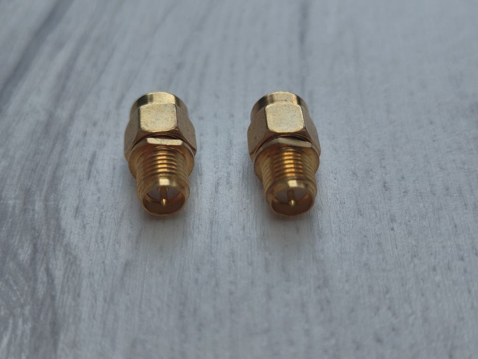 Adapter SMA Male to SMA Male - dwie sztuki, RF cable adapter