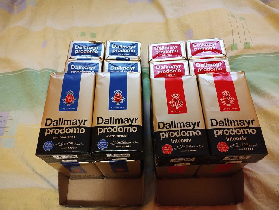 Kawa Dallmayr prodomo i Dallmayr prodomo intensiv 500g z Niemiec