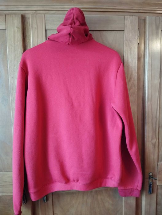 Camisola Vermelha com Capuz - Estilo Tommy Hilfige