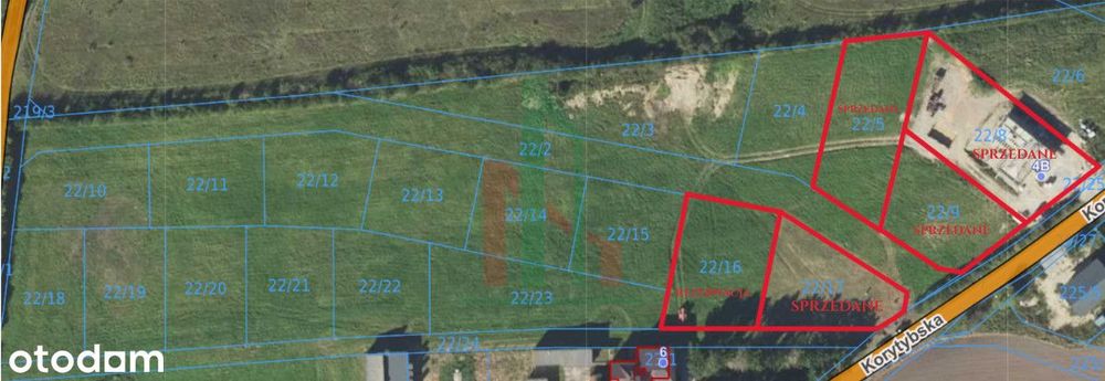 Działki budowlane od 1000 m² | Korytybska | Mpzp - Więcej