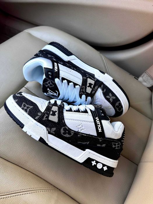 Кросівки Louis Vuitton Trainer Sneaker Black Кроссовки Луи Витон  36 - 45