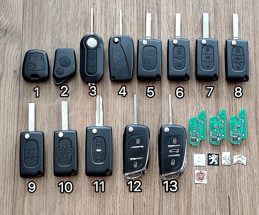 Корпус ключа Citroen Peugeot Fiat Пежо Ситроен Фіат