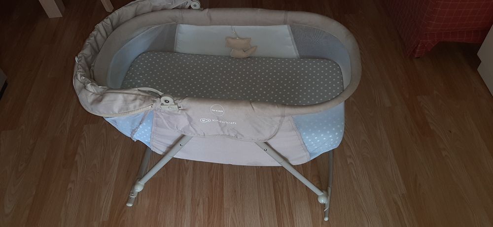Berço Portátil Kinderkraft com Colchão