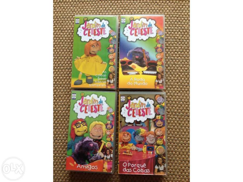 39 Cassetes / K7 video vhs para crianças e jovens