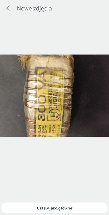 Transformator toroidalny 300va 12v duży