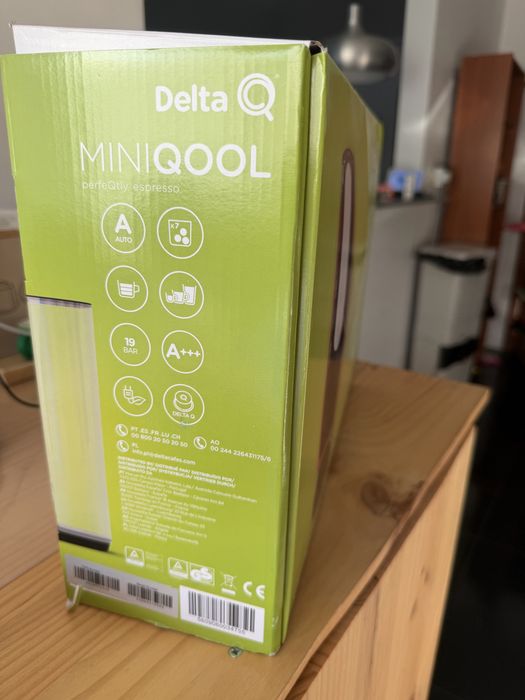 Máquina café Delta Q Mini Qool Vermelha