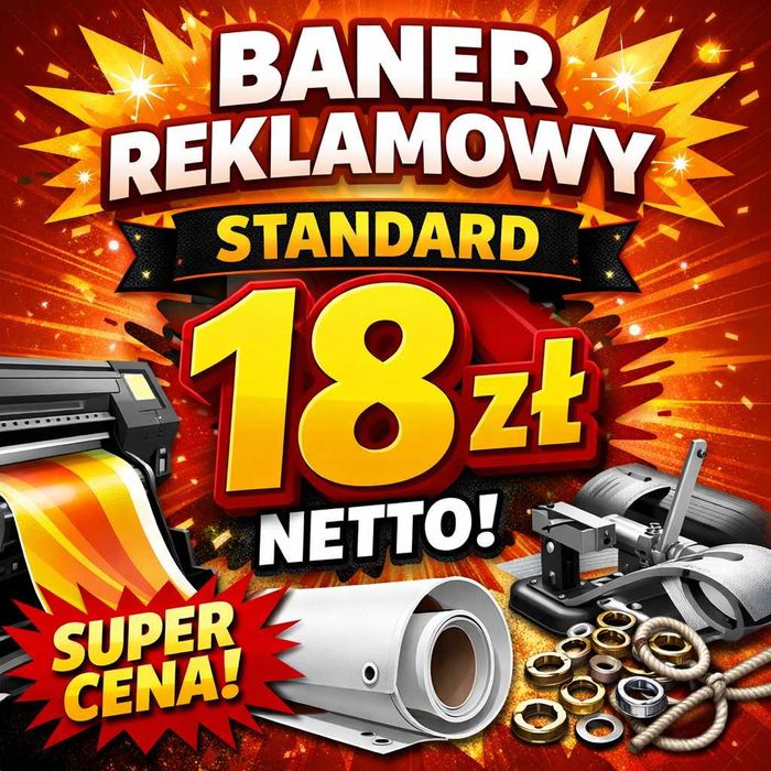 Baner reklamowy, banery reklamowe PREMIUM szybko i wygodnie
