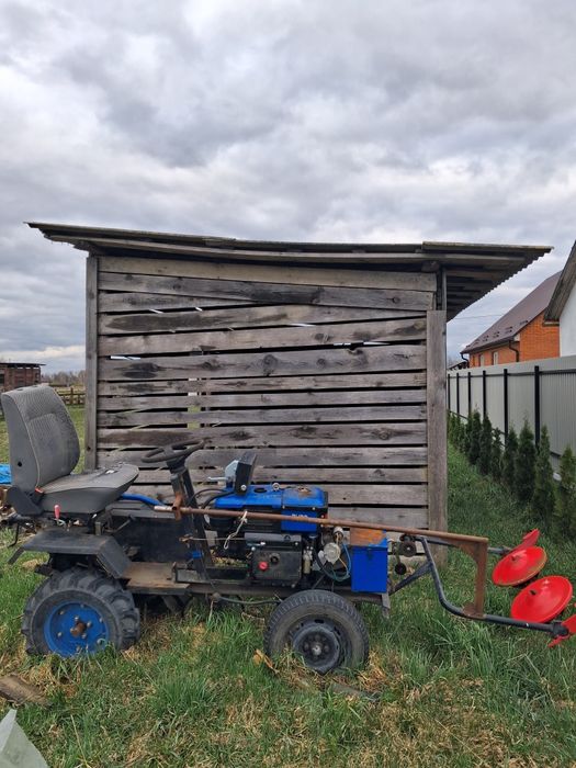 Мототрактор зроблений з мотоблоку Зубр 10к.с