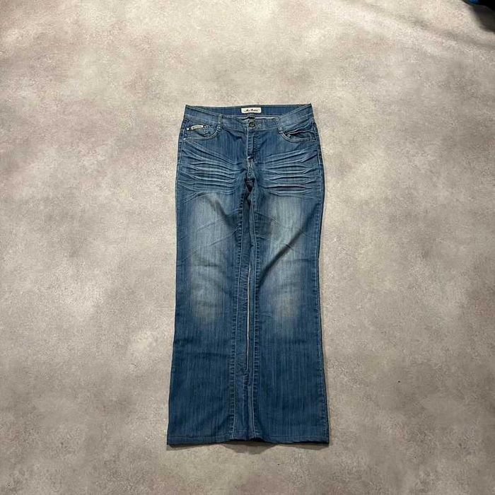 Vintage Spodnie Jeansy Y2K Denim Pants Gwiazdki Retro Coquette 90s