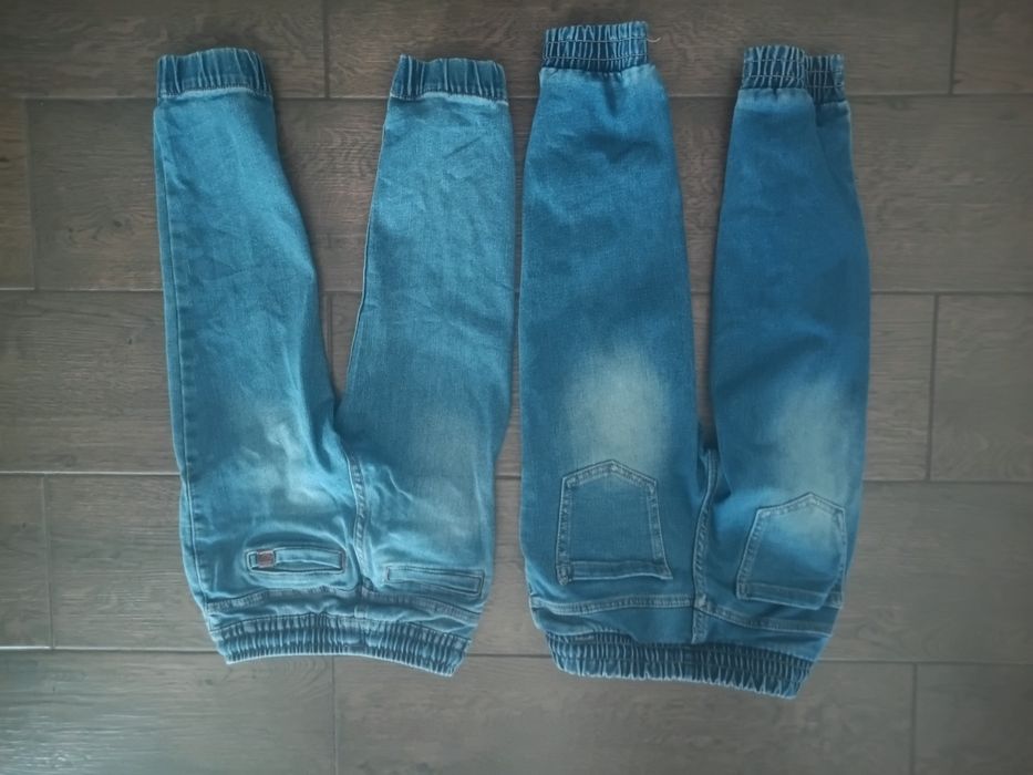 Spodnie jeansowe joggery 110