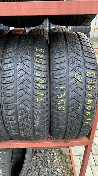 вживані зимові шини 215/60R16 Pirelli SottoZero 3 пара недорого