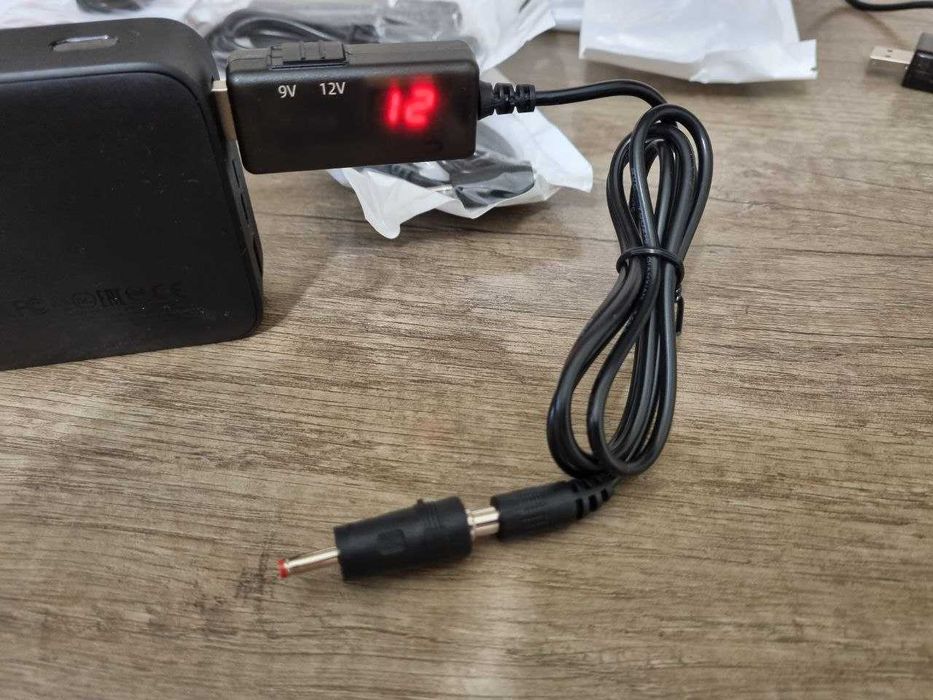 Кабель USB-DC 5 to 9-12V для WiFi роутера, терминала ONU, от Powerbank