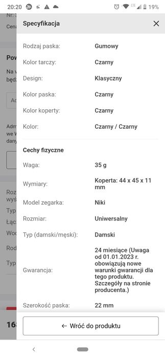 Smartwatch Garett Niki czarny