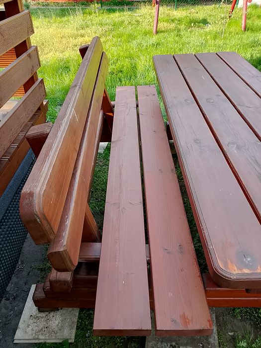 Zestaw ogrodowy  drewniany