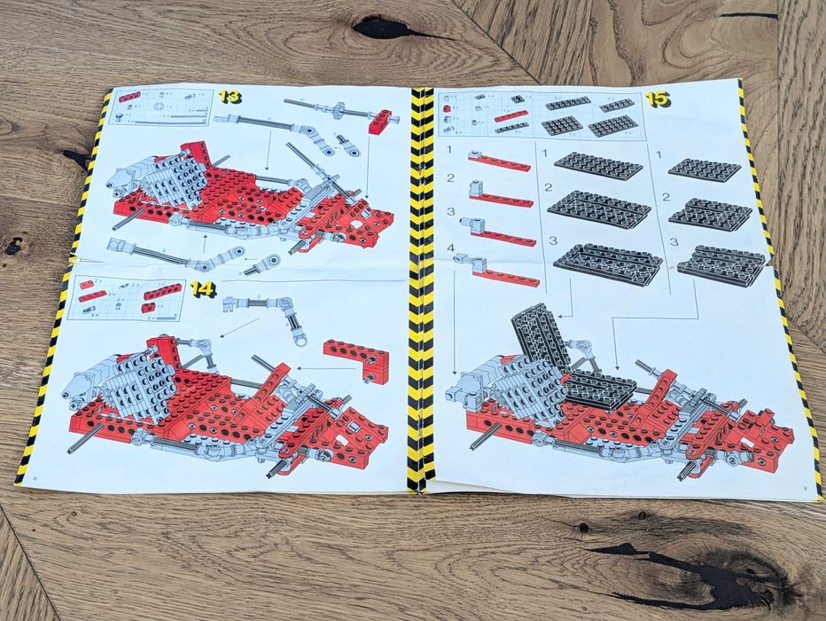 Lego 8842 Go-Kart Technic vintage PRL instrukcja gokart