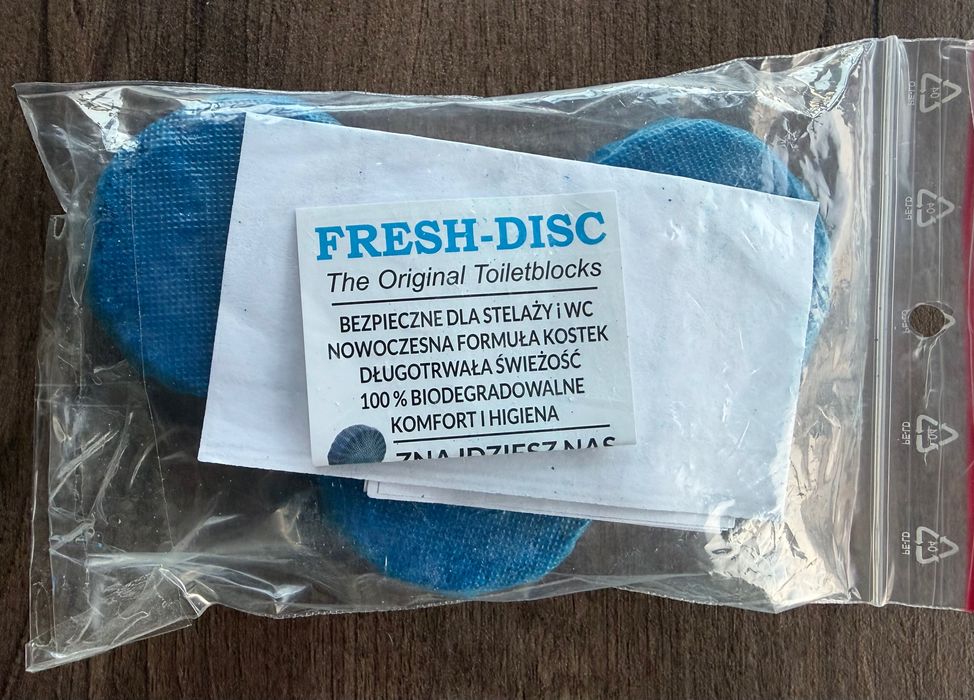 Kostki WC FRESH-DISC Blue 3 szt Grohe Geberit Tece