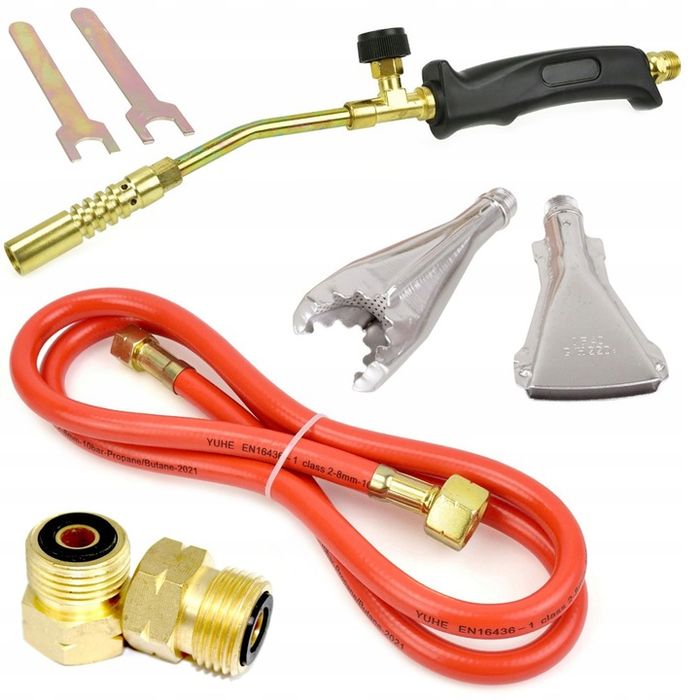 Palnik Gazowy Mix Opalania Lutowania + Redukcja Gaz Na Małą Butlę
