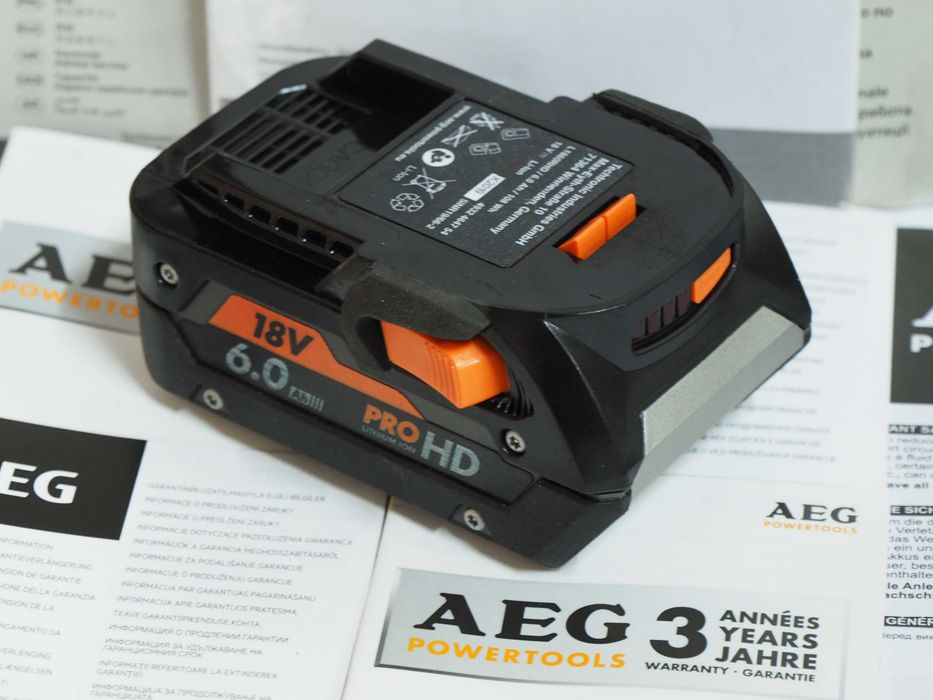 AEG bateria 18v 6Ah akumulator RIDGID L1860 RHD PRO produkcja Germany