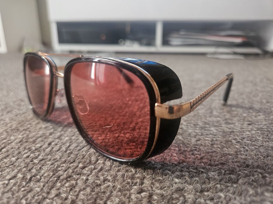 Nowe okulary w stylu Brad Pitt Fight Club glasses