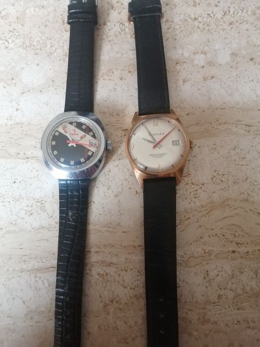 2 relogios antigos a corda avariados por 25 euros