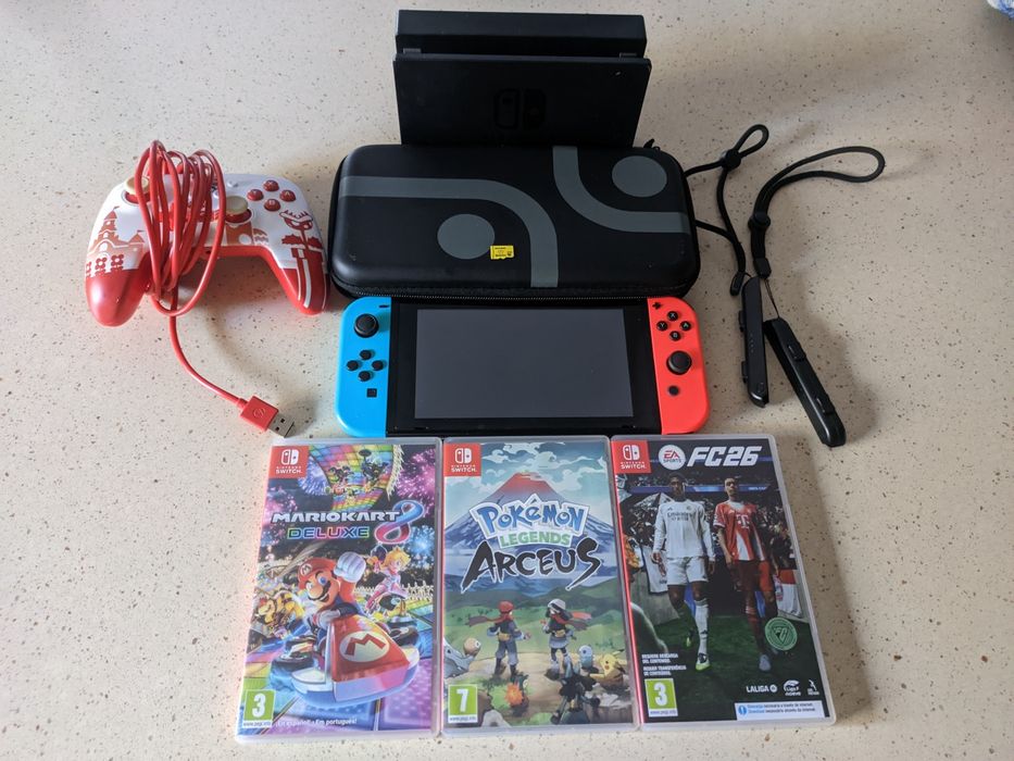 Pack Nintendo Switch +3 Jogos