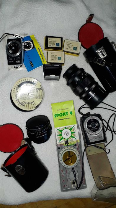 Aparaty fotograficzne, obiektywy, powiększalnik Beta dla kolekcjonera
