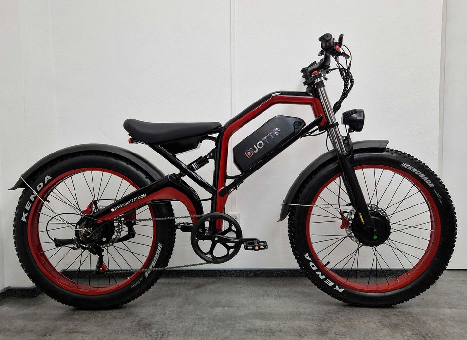 Elektryczny Fatbike 26x4.0 | Dwa Silniki | Pełne Zawieszenie | Bateria Samsung 20Ah | DUOTTS N26