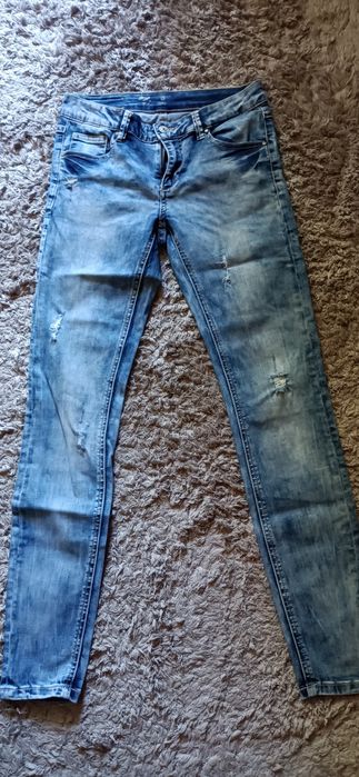 Spodnie jeansowe z lycra L