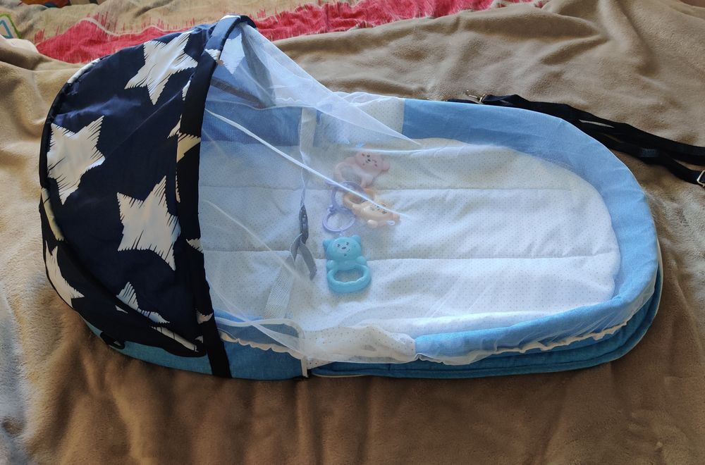 Łóżeczko niemowlęce przenośne turystyczne walizka podróż torba