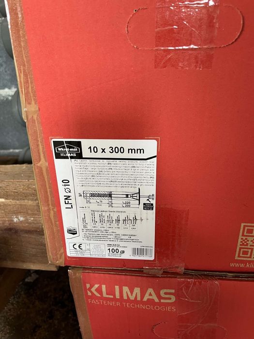 Kołki do styropianu plastikowe 30cm