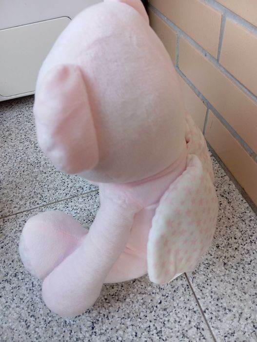 Ursinho rosa com asas (25 cm)