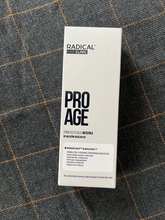 Radical hair clinic Pro Age NOWA odmładzająca wcierka do włosów Farmon