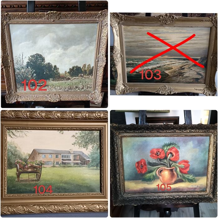 Pejzaż  portret martwa natura - obraz olejny