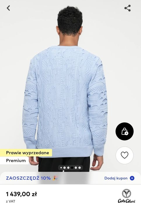 Sweter Carlo Colucci   Nowy Okazja